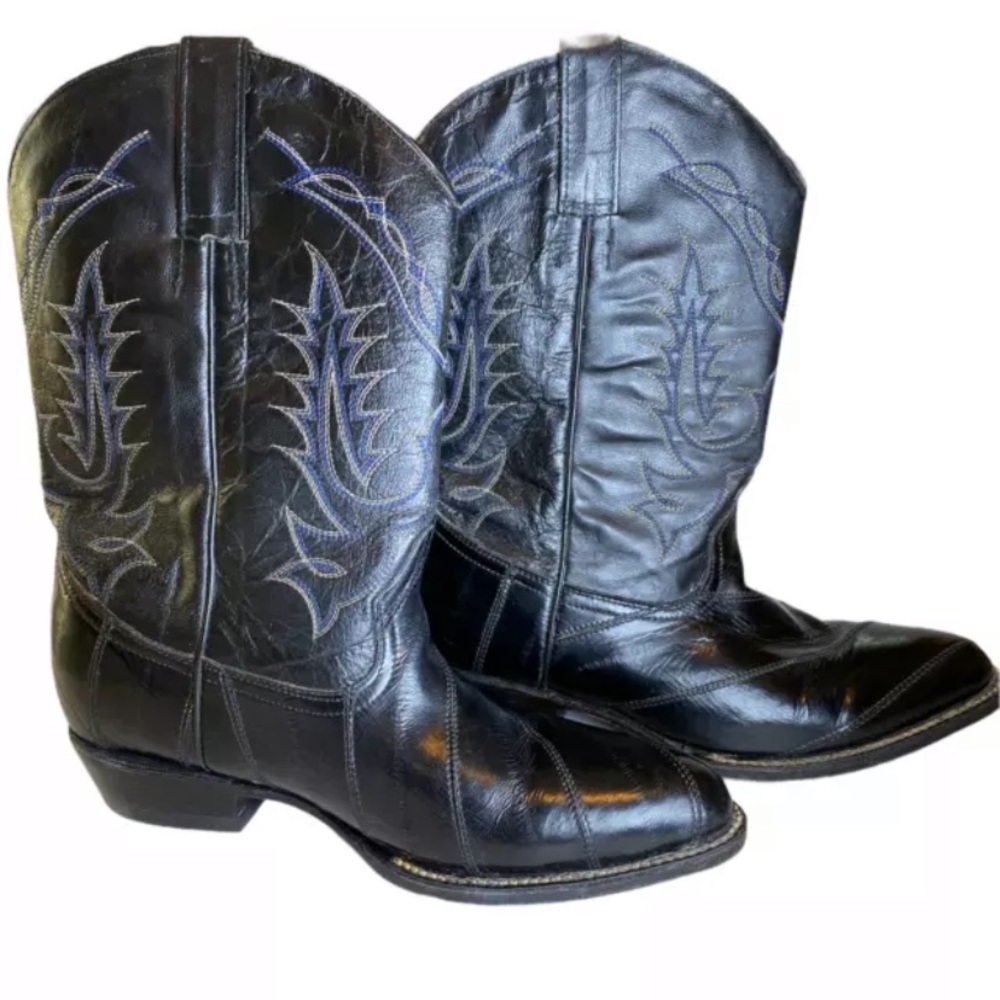 Men Handmade Geniune Mexican Relampago Boots